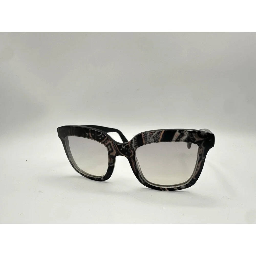 ETRO ET651S Sunglasses Black Print 050 Designer Eyewear 50-22-140